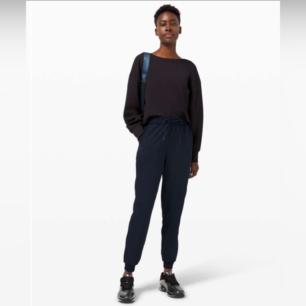 lululemon Keep Moving Jogger True Navy Fit Elastic Cuffs Athletic Relaxed 0